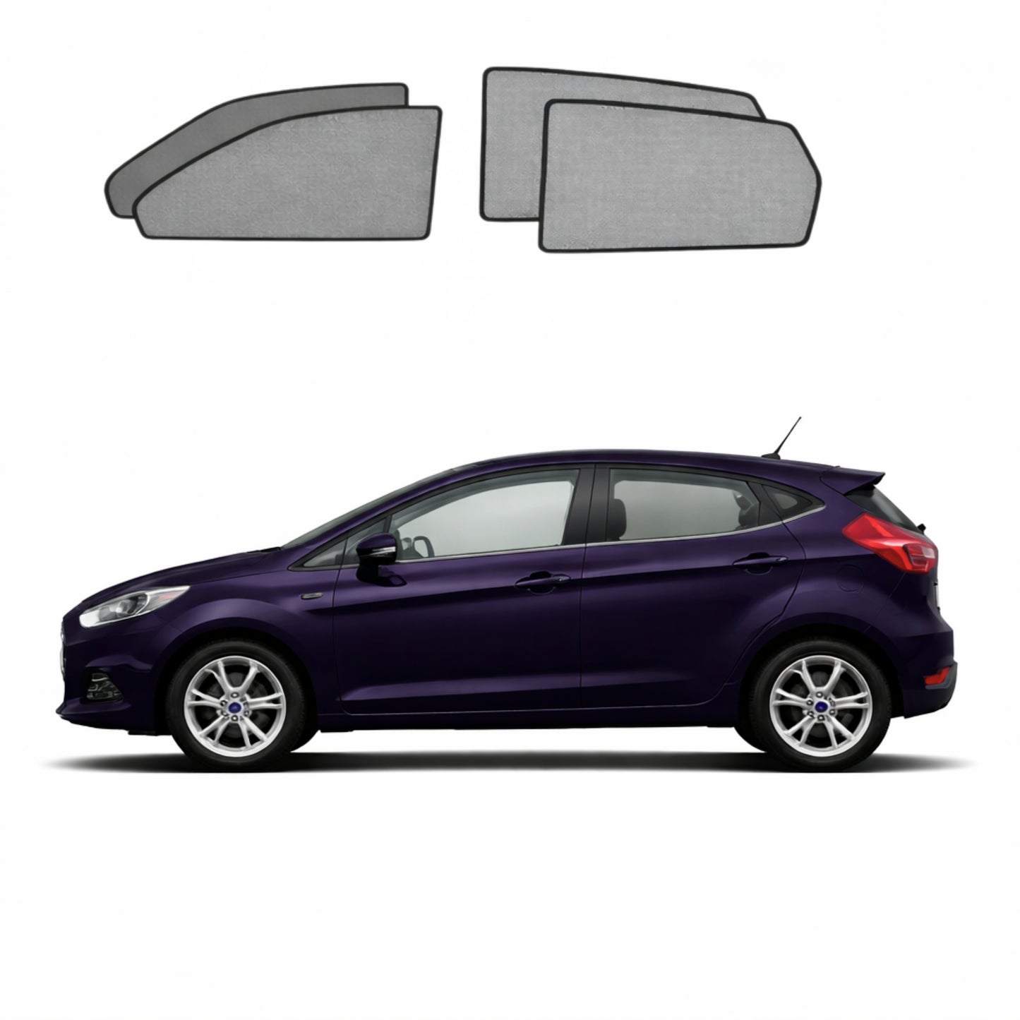 Ford Fiesta Hatchback 6th Generation Car Window Shades (2008-2017)