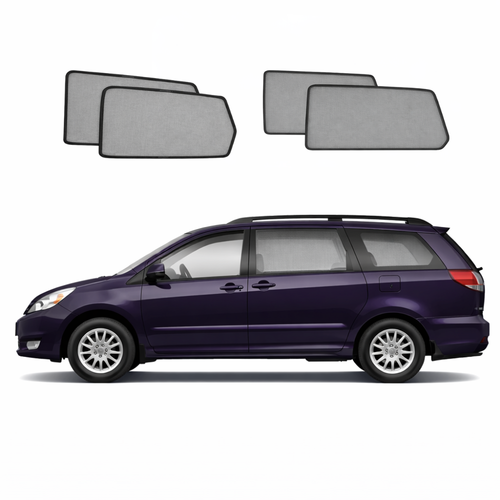 Toyota Sienna 2nd Generation Car Window Shades (XL20; 2003-2010)