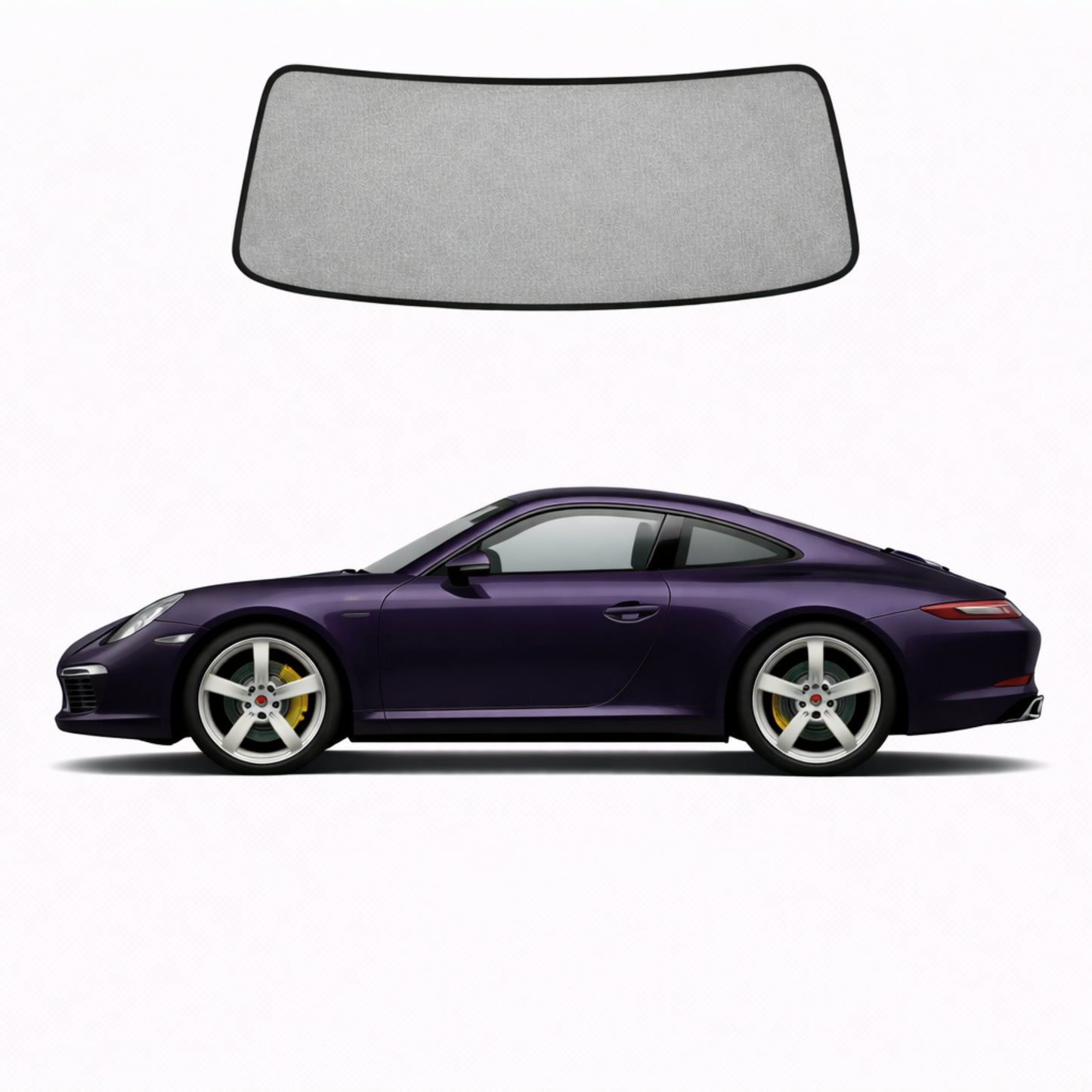 Porsche 911 7th Generation Front Windscreen Sun Shade (991; 2012-2019)