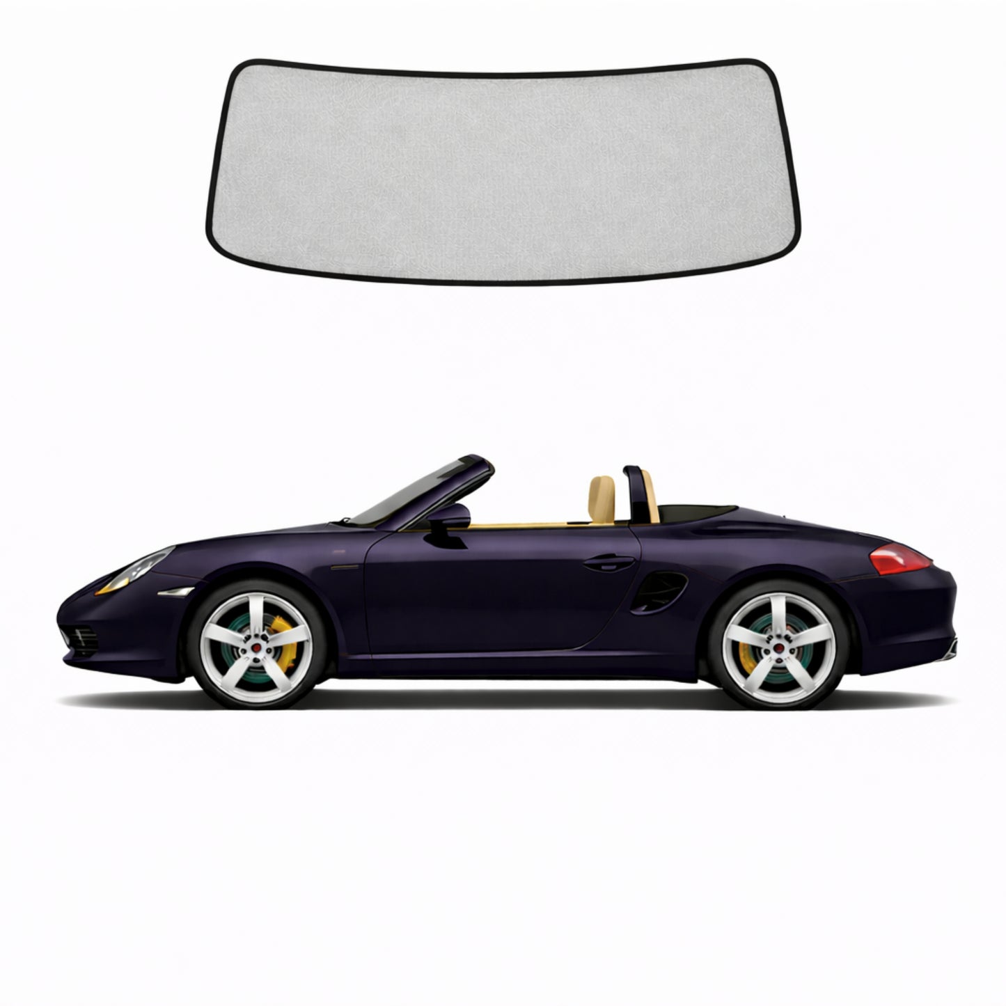 Porsche Boxster 1st Generation Front Windscreen Sun Shade (986; 1996-2004)