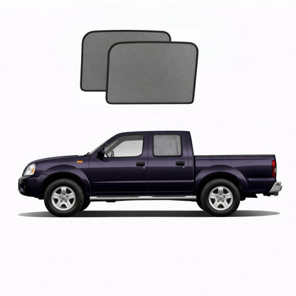 Nissan Navara/Frontier Crew Cab 1st Generation Car Rear Window Shades (D22; 1997-2015)