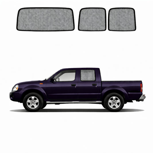 Nissan Navara/Frontier Crew Cab 1st Generation Car Window Shades (D22; 1997-2015)