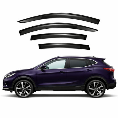 Nissan Qashqai/Rogue Sport 2nd Generation Car Weather Shields (J11; 2013-2022)