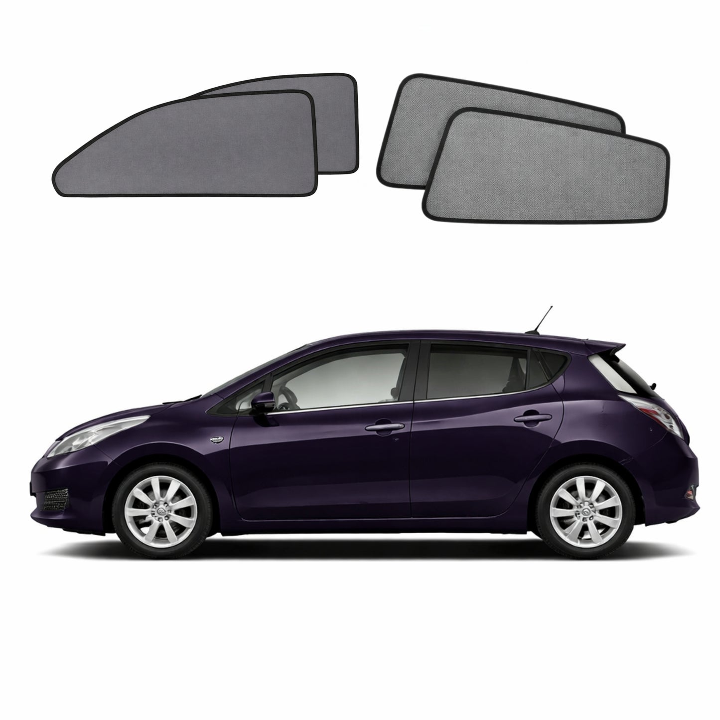 Nissan Leaf 1st Generation Car Window Shades (ZE0; 2010-2017)