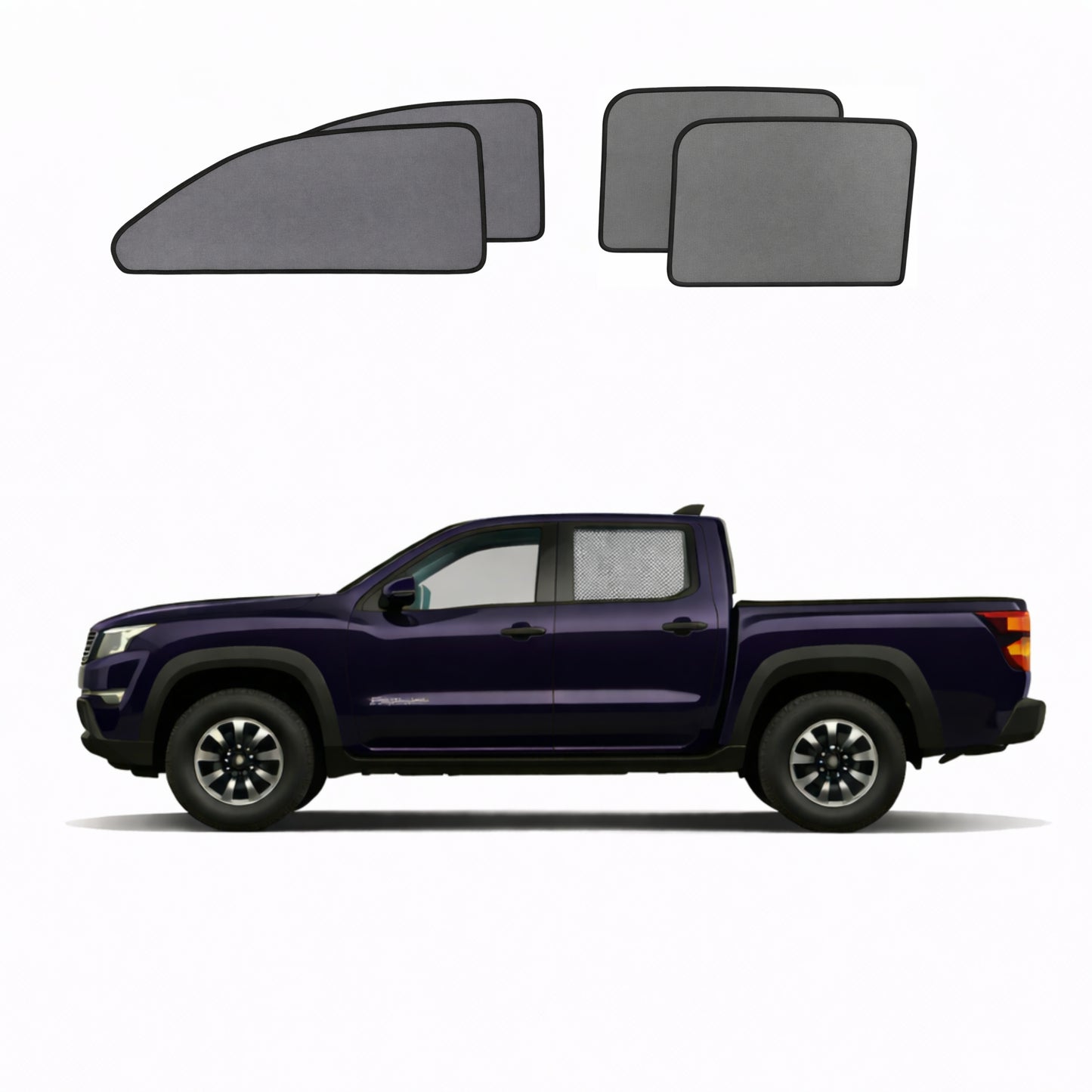 Nissan Frontier 3rd Generation Car Window Shades (D41; 2022-Present)