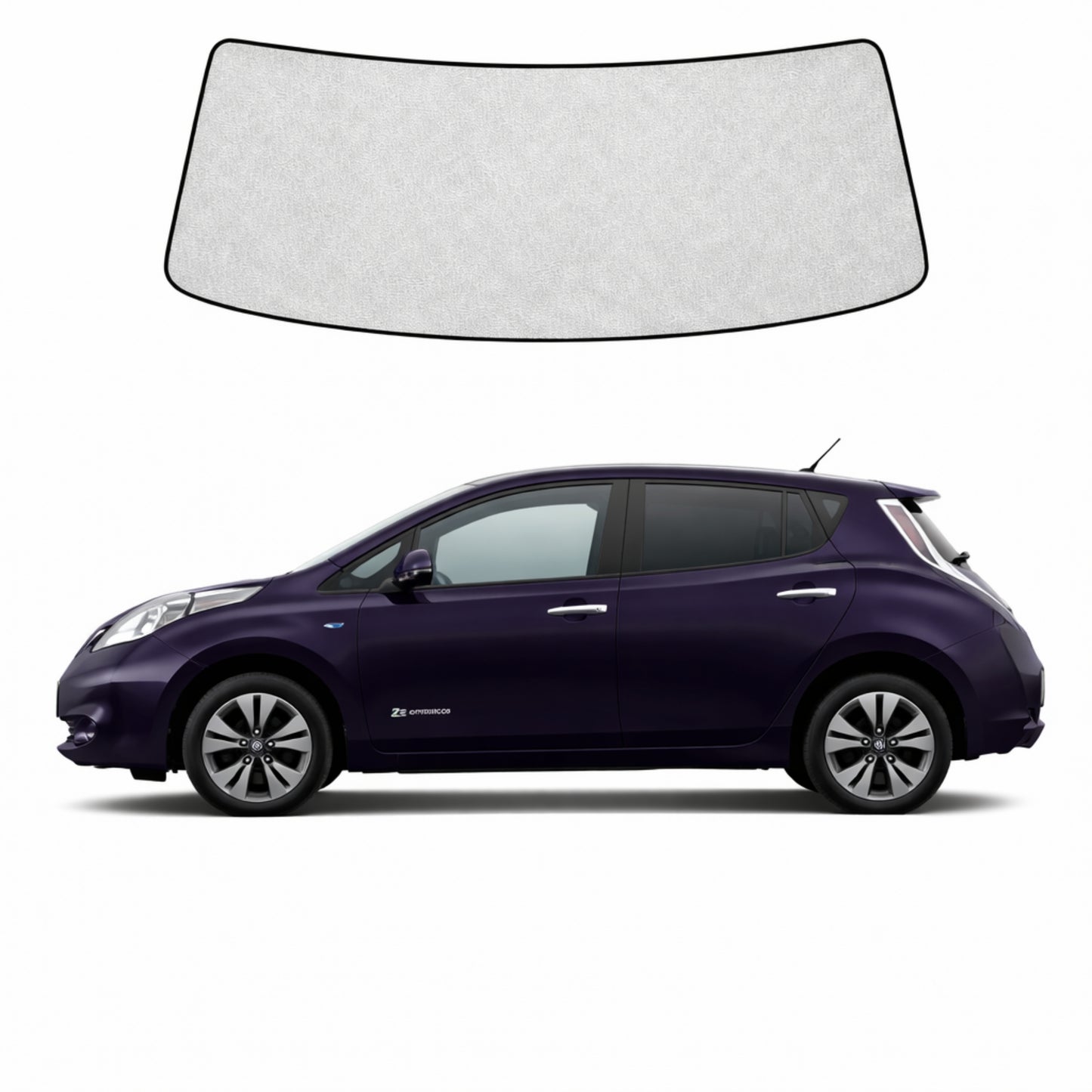 Nissan Leaf 1st Generation Front Windscreen Sun Shade (ZE0; 2010-2017)