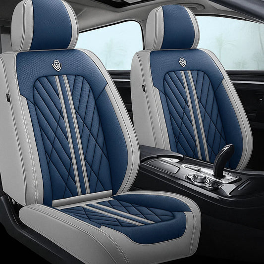Blue & Gray Car Seat Covers