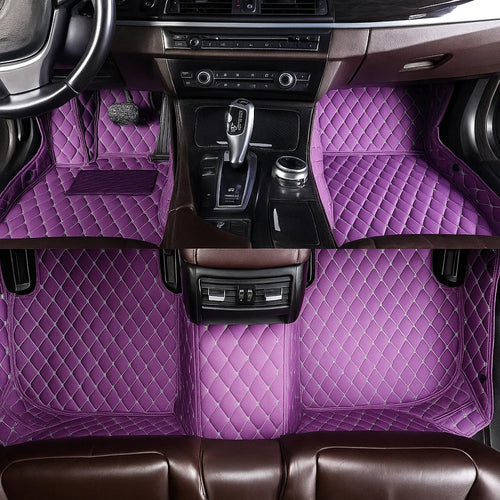 Custom Purple Car Floor Mats