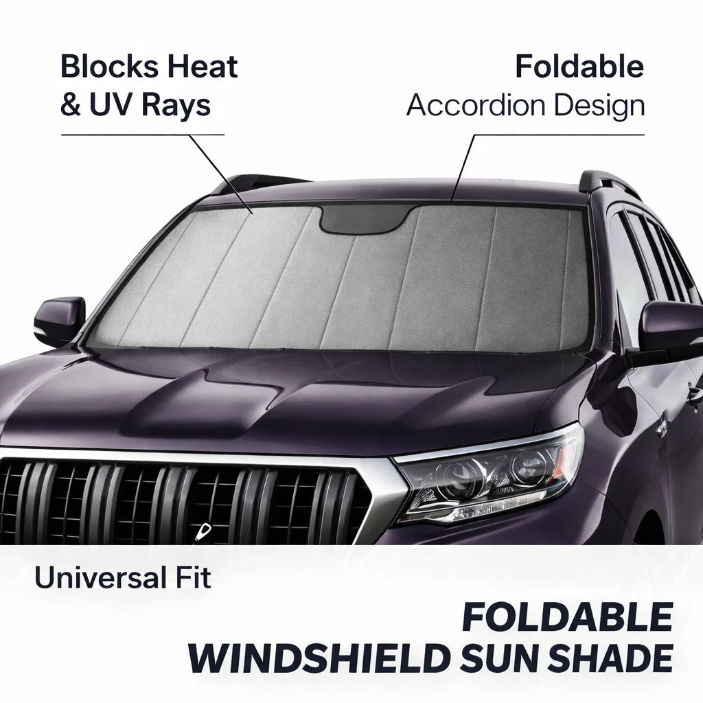 Toyota LandCruiser Prado 150 Series | Lexus GX 2nd Generation Front Windscreen Sun Shade (Facelift) (J150: 2014-2023)