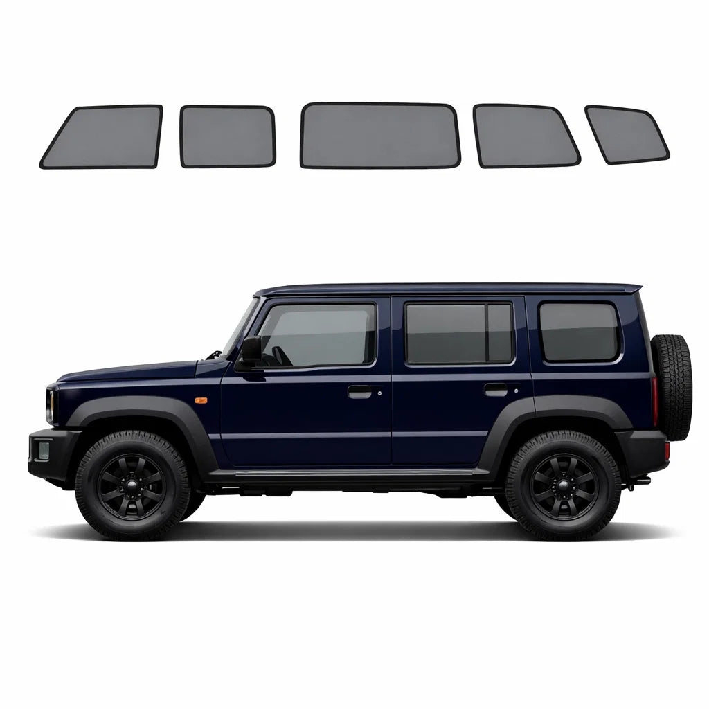 Suzuki Jimny XL 4th Generation Car Window Shades (JC74; 2023-Present)
