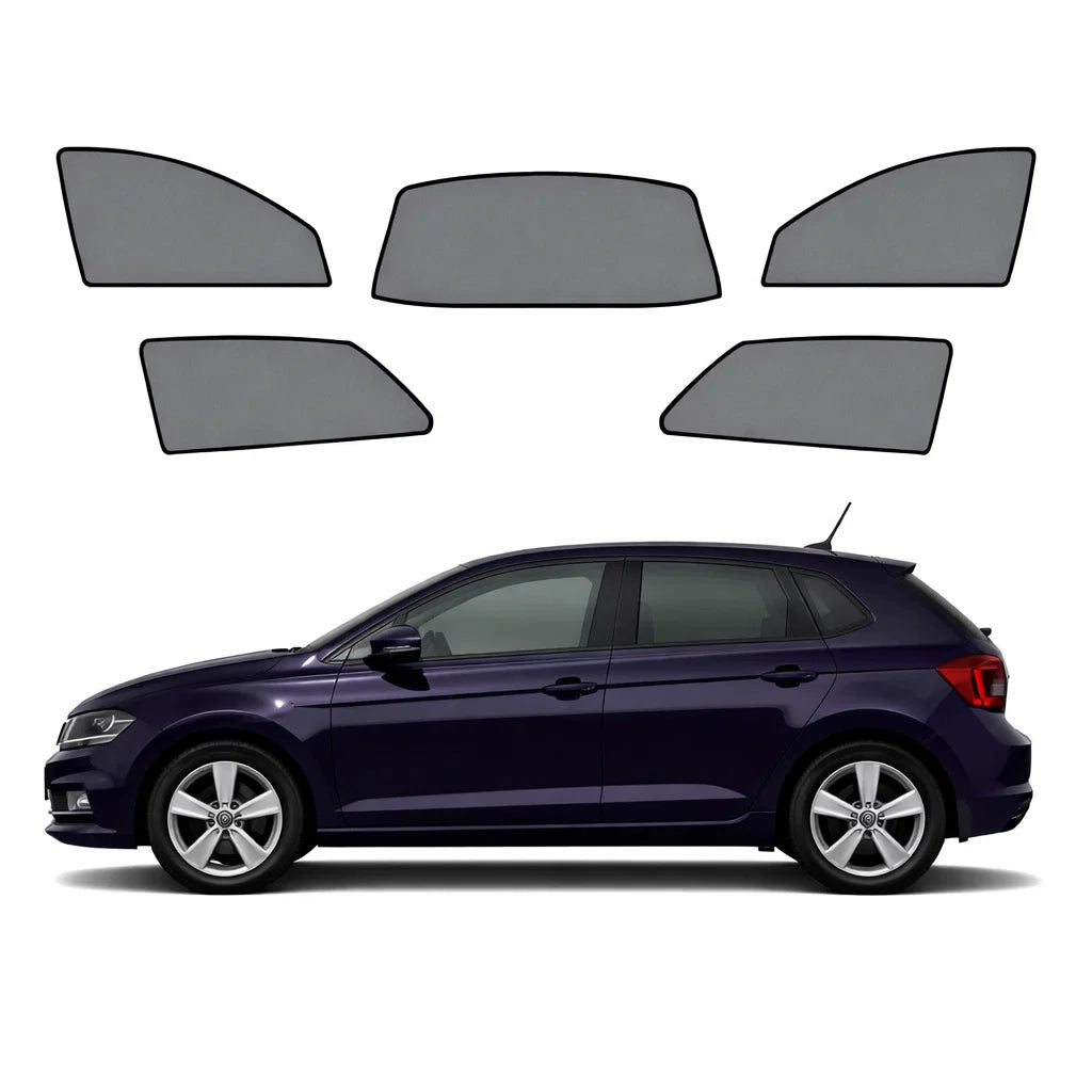 Volkswagen Polo 6th Generation Car Window Shades (MK6/Typ AW; 2018-Present)
